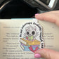 Do Not Interrupt Reading SMUT Racoon Magnetic Bookmark